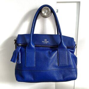 Cobalt Blue Leather Kate Spade Bag - Shoulder or Cross Body